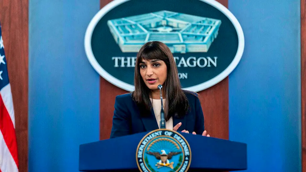 ARCHIVE - The deputy Pentagon press secretary: Sabrina Singh. Photo: Andrew Harnik/AP/dpa