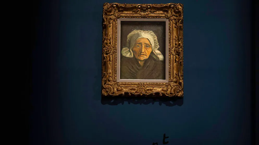 Uno dei dipinti su cui lo storico Raphael Gross ha condotto il suo studio è stato realizzato da Van Gogh ed è intitolato "Testa di contadina con copricapo bianco". (Foto d'archivio)