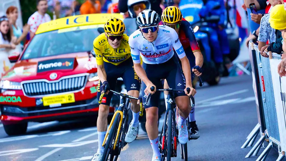 Vingegaard, Pogacar, Roglic or Evenepoel - who will do it? - Gallery. Will it be another battle of the giants between Tadej Pogacar (front) and Jonas Vingegaard (left)?