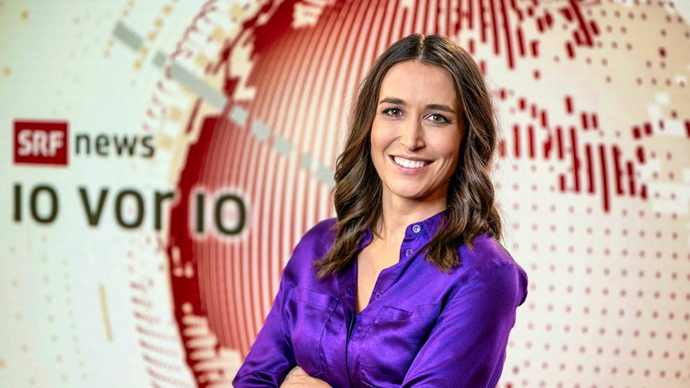Next Wednesday, Bigna Silberschmidt will host the SRF news program "10 vor 10" for the last time.