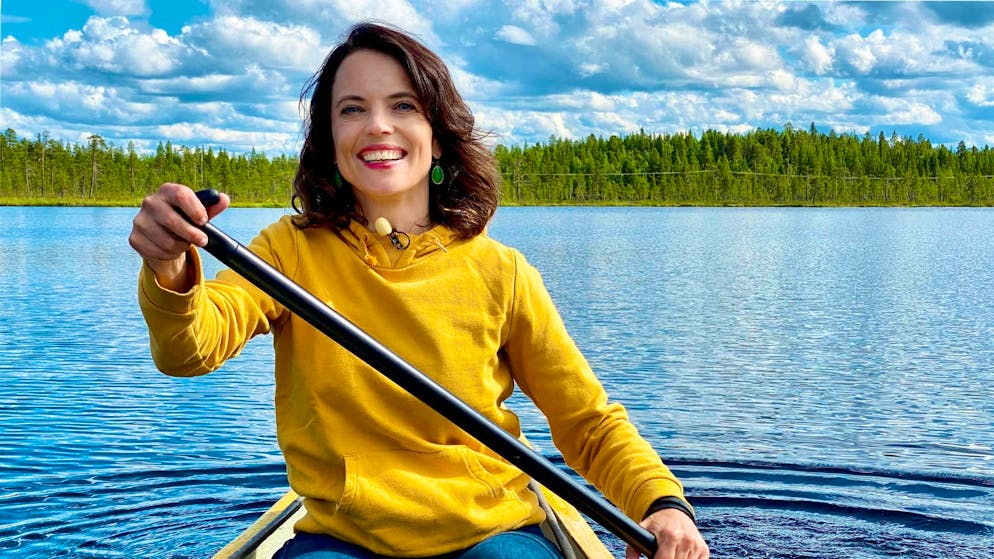 Radio and television presenter Mona Vetsch has bought and furnished a garden shed. It was her highlight of the summer, she says.