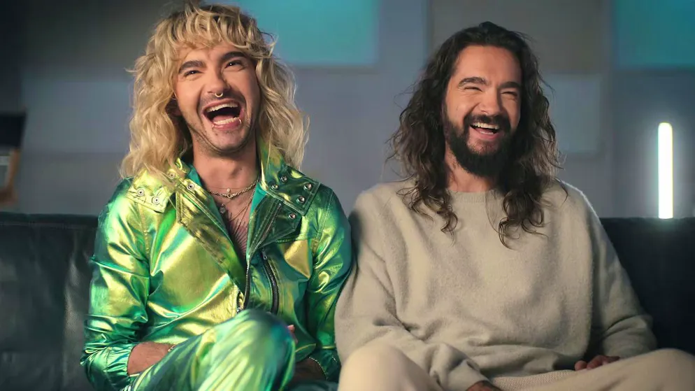 Lachen oft und laut: Bill und Tom Kaulitz in der Netflix-Serie «Kaulitz & Kaulitz».