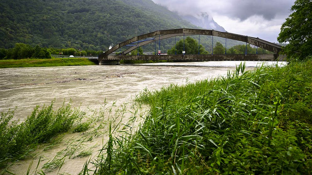 Maltempo. Il Rodano ha rotto gli argini in diverse località del Vallese