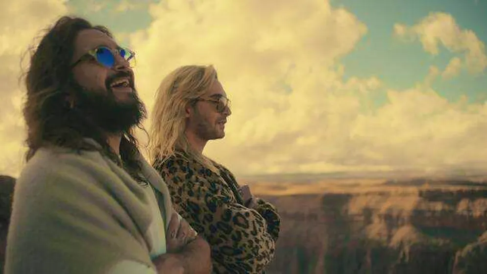 Hoher Unterhaltungswert: Die Kaulitz-Zwillinge posieren vor dem Grand Canyon.