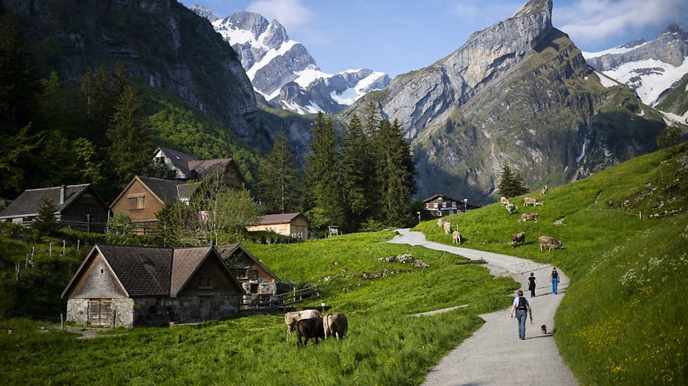Mit der zunehmenden Alterung der Bevölkerung bei gleichzeitiger Abwanderung der jungen Bevölkerung aus Rand- und Bergregionen erhöht sich aus Sicht der SP der Druck auf bereits finanzschwache Kantone. (Archivbild vom Alpstein)