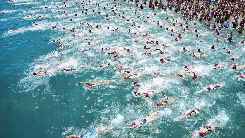 Swimmers will have to be patient: The City of Zurich Lake Crossing will not take place until next week at the earliest. (archive picture)