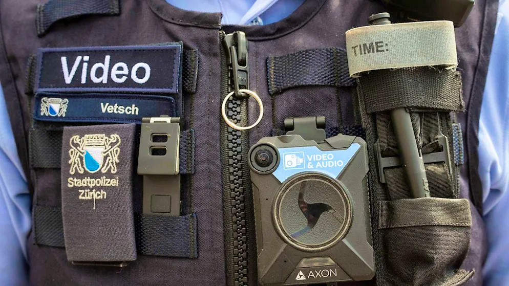 The Zurich city police will be using bodycams from July 1 this year. (archive picture)