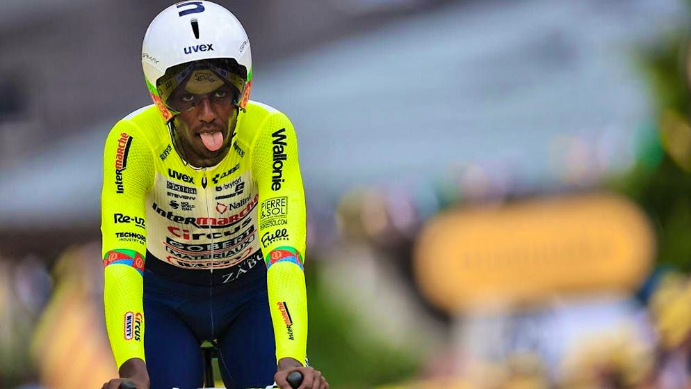 First stage win in the Tour de France for Eritrean Biniam Girmay