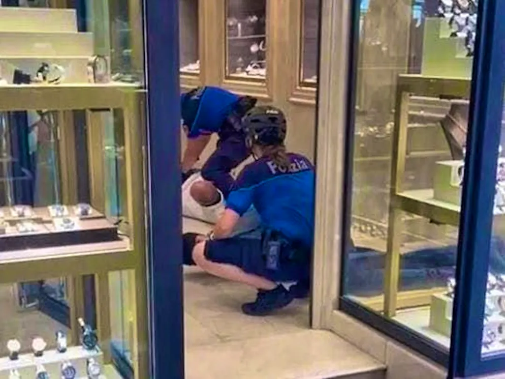 Officers in Lugano arrested four people after the robbery.