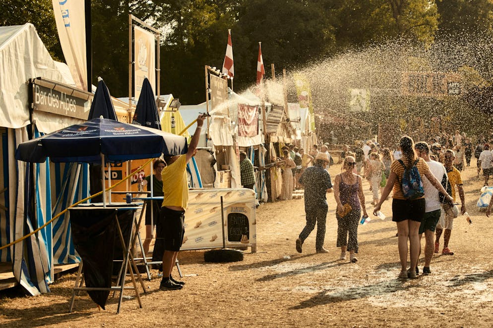 Paléo - the biggest and most beautiful open-air festival in Switzerland. ... or a simple hose.