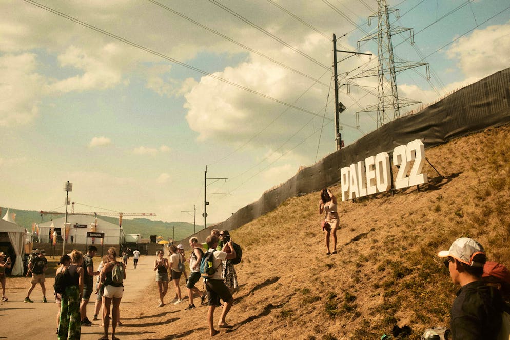 Paléo - the biggest and most beautiful open-air festival in Switzerland. So that the audience knows where they are!