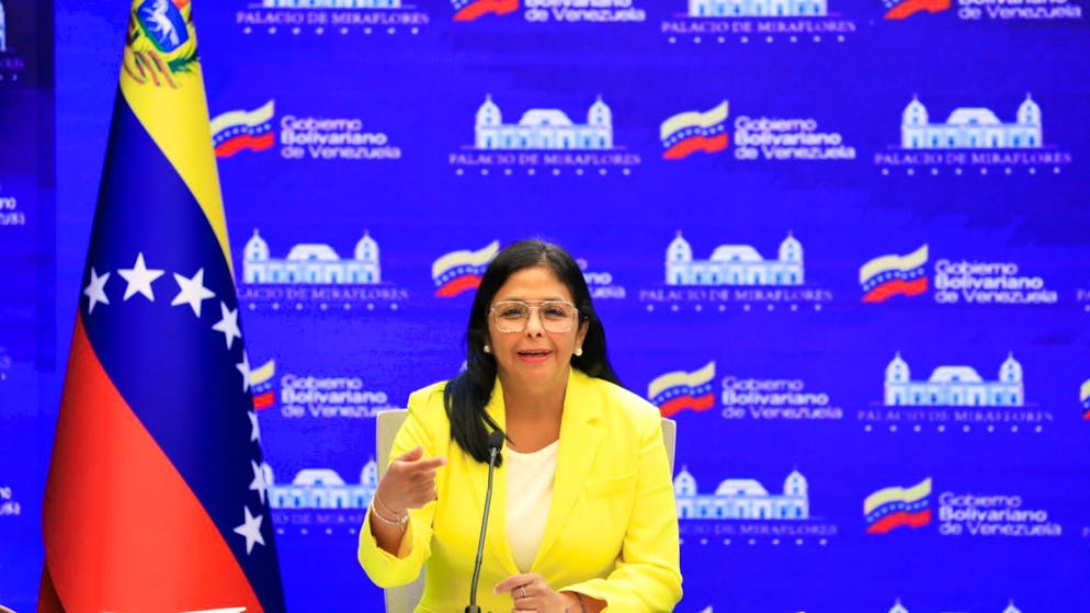 Venezuelas Vizepräsidentin Delcy RodrÌguez.