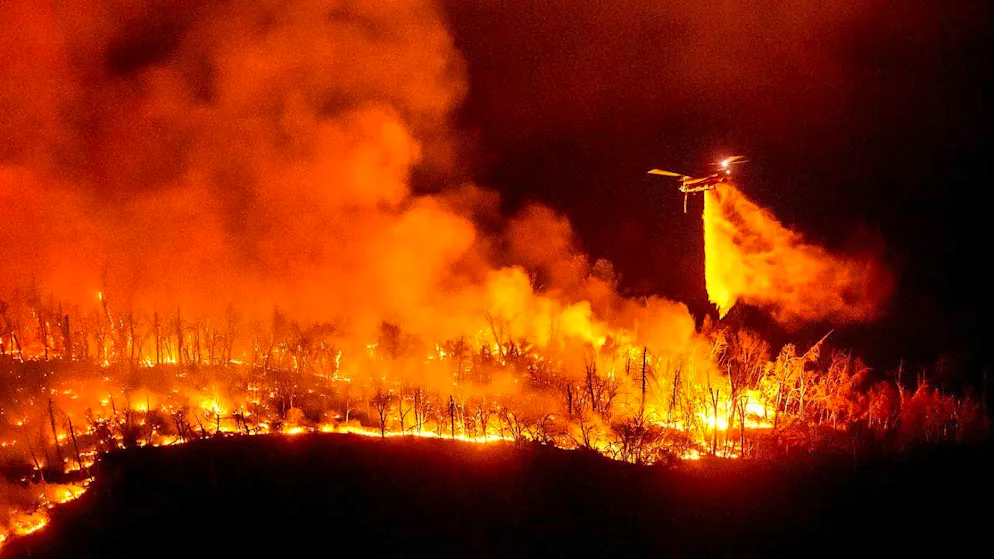 dpatopbilder - Several wildfires have broken out in the US state of California. Photo: Noah Berger/AP/dpa