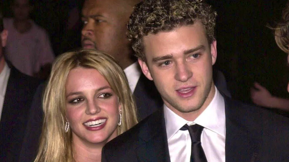 Britney Spears and Justin Timberlake were a couple. They made their relationship public in 1999. Here at the Clive Davis pre-Grammy party at the Beverly Hills Hotel in Los Angeles in 2002.
