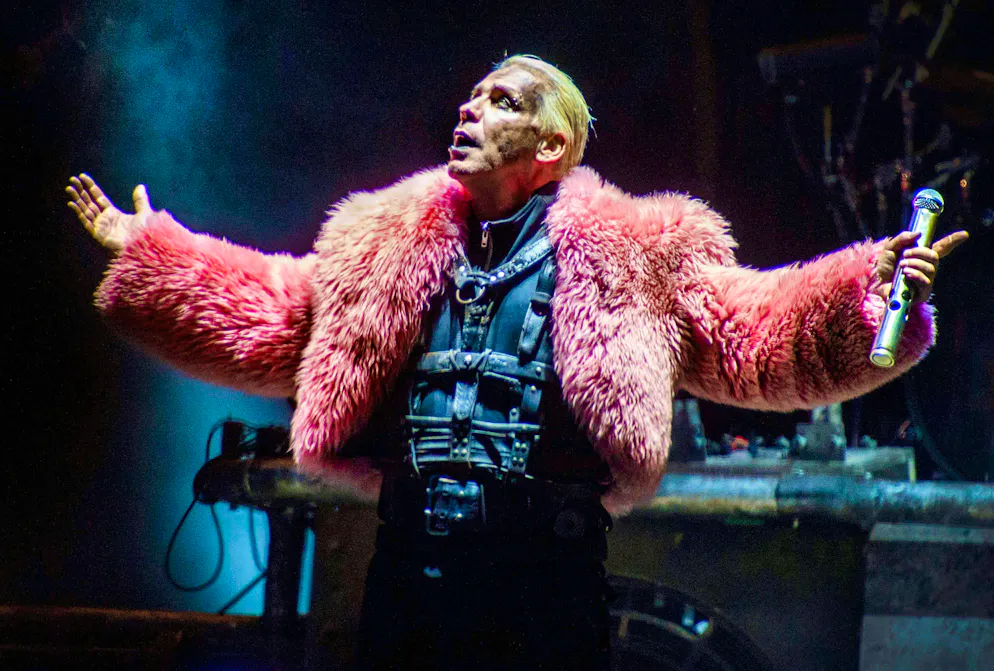 Till Lindemann, here at a gig in 2013, is accused of sexually harassing several women.