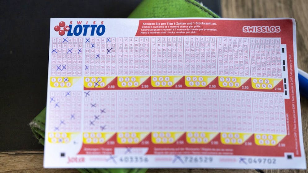 Für die Ziehung vom Mittwoch hat jemand die richtigen sechs Zahlen angekreuzt.