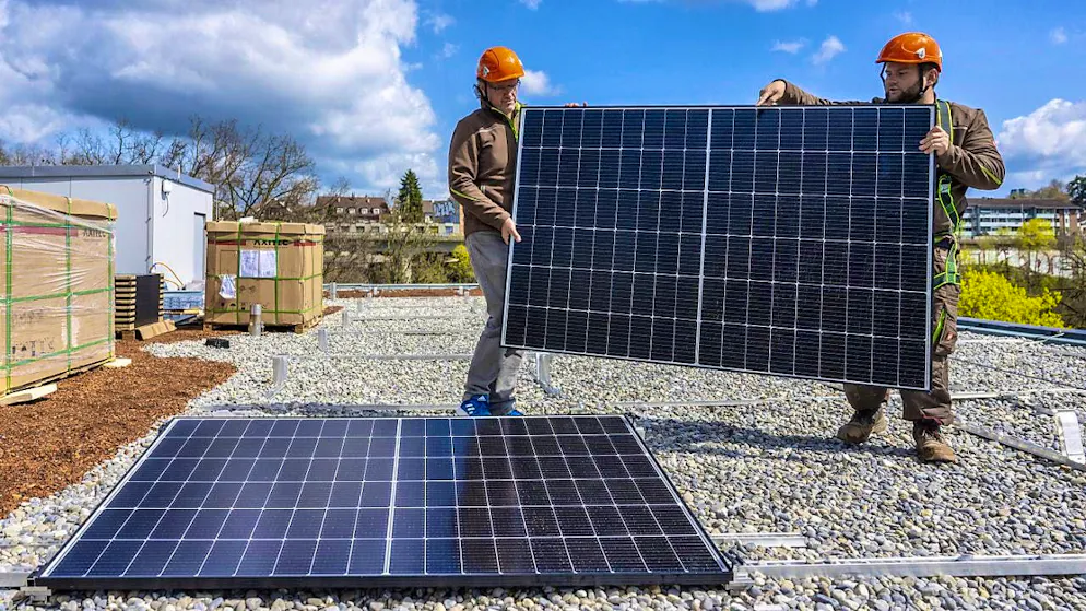 The responsible committee of the cantonal parliament has submitted a counter-proposal to the solar initiative to the cantonal parliament. (Image)