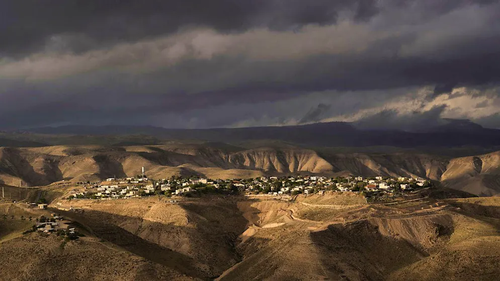 ARCHIVE - An Israeli settlement in the West Bank. Photo: Mahmoud Illean/AP/dpa