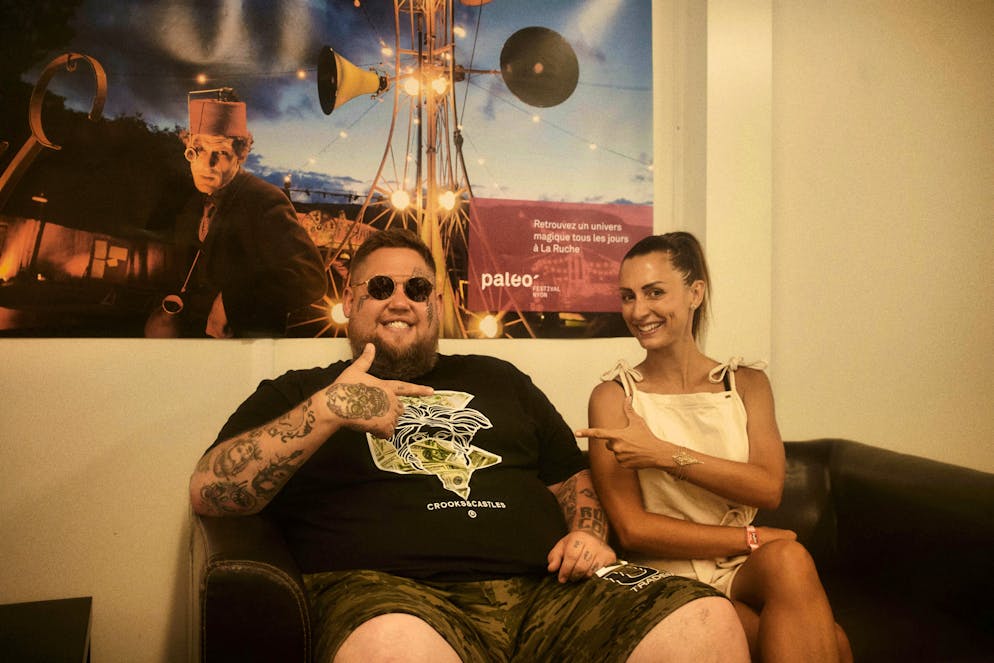 Paléo - the biggest and most beautiful open-air festival in Switzerland. Rag'n'Bone Man clearly had a good time at the festival in Nyon.