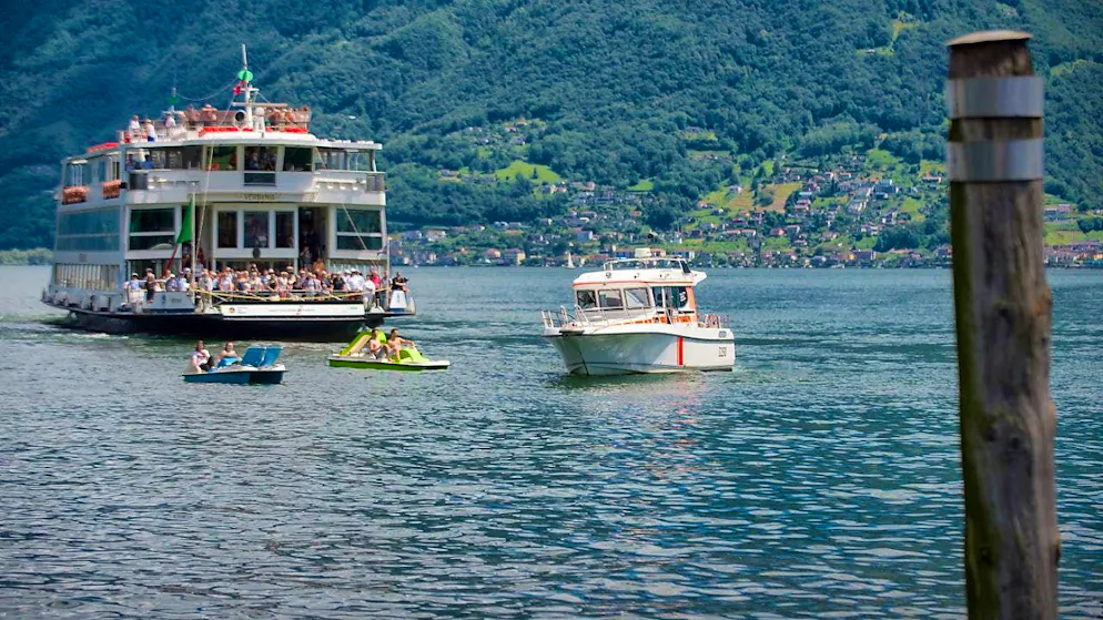 From Friday, scheduled boats will be operating on Lake Maggiore again. Shipping had been suspended after the storm. (archive picture)