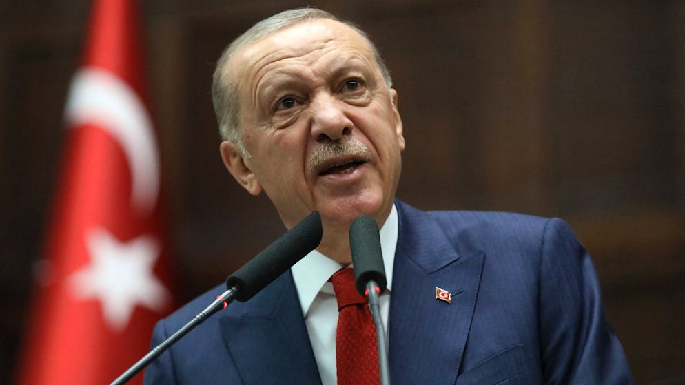 Le président turc Erdogan sera présent samedi à Dublin pour le match Pays-Bas - Turquie.