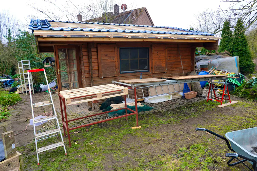 The unauthorized construction of a garden shed like this one is currently a hot topic in Arbon politics.