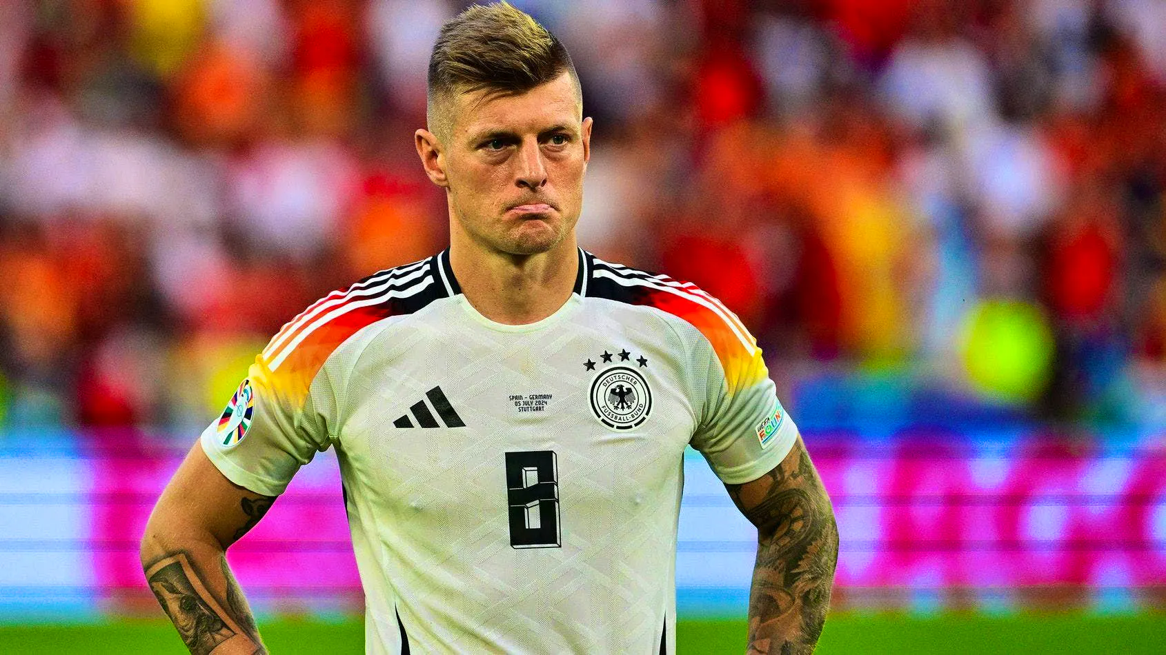A tough farewell for Kroos. 