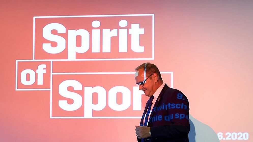 Swiss-Olympic-Präsident Jürg Stahl anlässlich eines Zukunftstags im Juni 2020 in Bern.