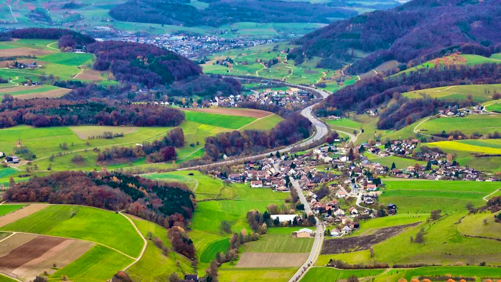 The highway exit towards Zurich in the Fricktal village of Effingen will be closed from Monday due to construction work. (archive picture)
