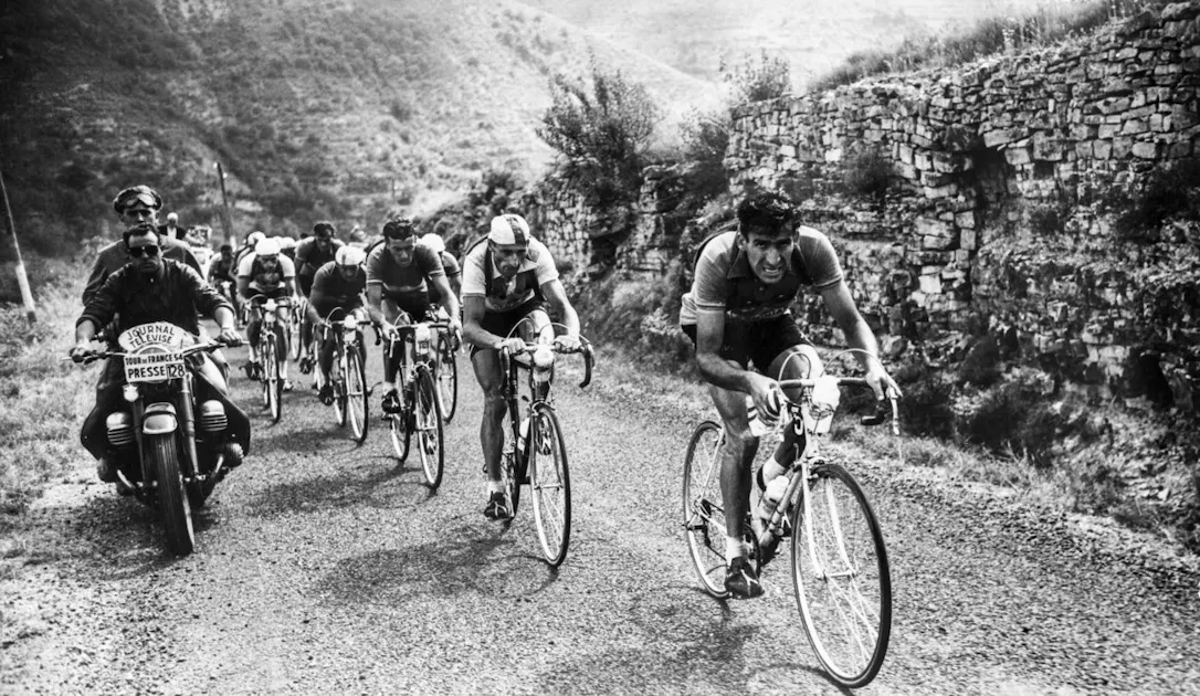 Photo Presse Vintage Cyclisme - Raphaël Géminiani, 1958 - Tirage Original 18x27cm