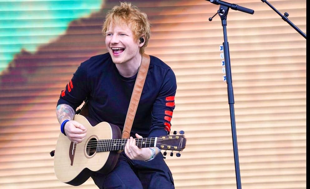British pop star. Ed Sheeran comes to Zurich in 2025