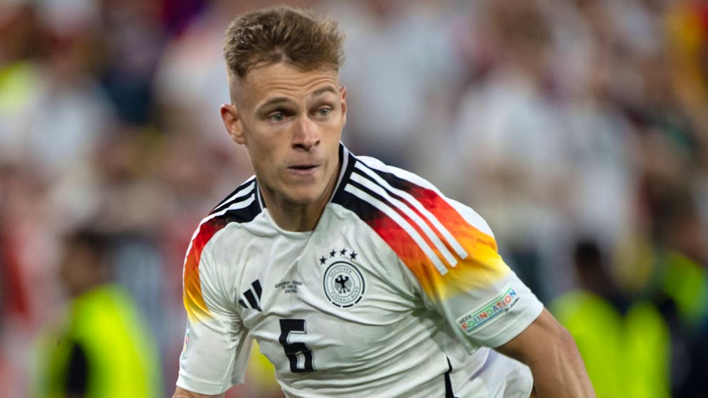 Auf Joshua Kimmich wartet am Freitag eine Herkulesaufgabe: Der deutsche Aussenverteidiger soll den bislang so überzeugenden spanischen Flügelstürmer Nico Williams stoppen.