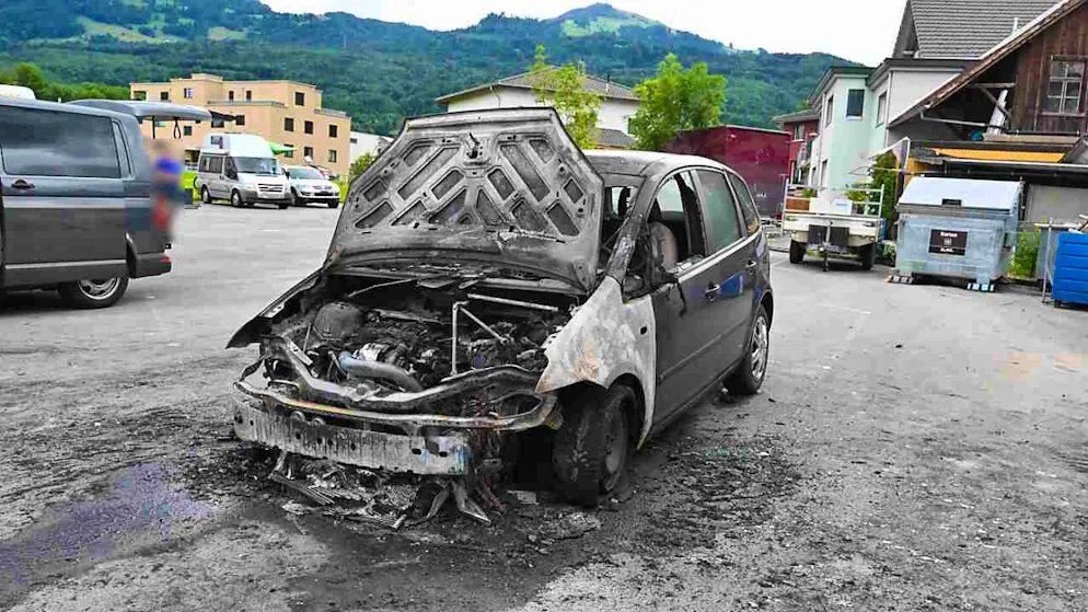 The car was a total loss.