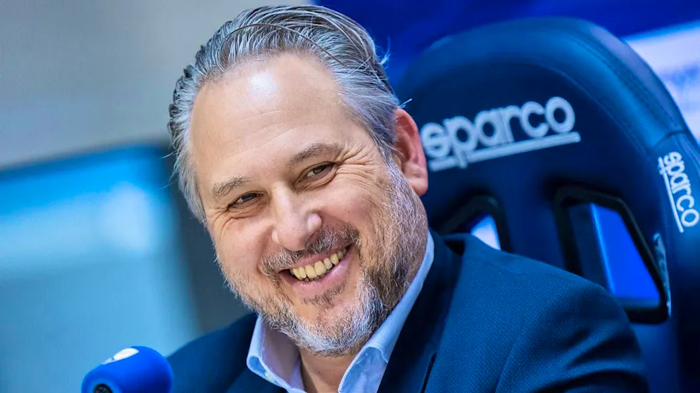 Ilja Kaenzig at the presentation of new coach Peter Zeidler in Bochum at the beginning of June.