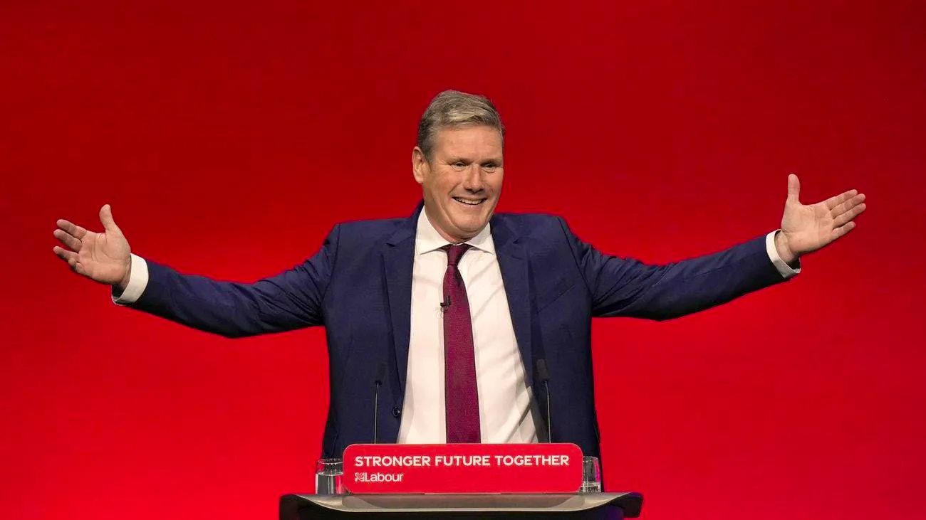 The new man in 10 Downing Street. Keir Starmer is the new British Prime Minister