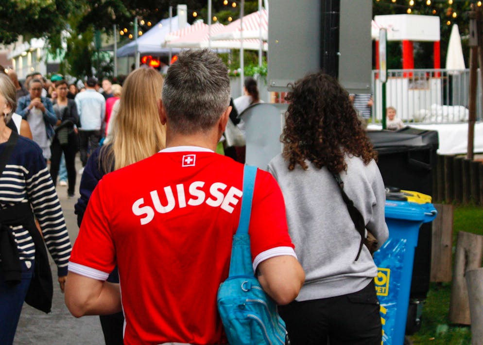 Montreux Jazz Festival: Fussball,. Hopp Schwiiz am Montreux Jazz Festival.