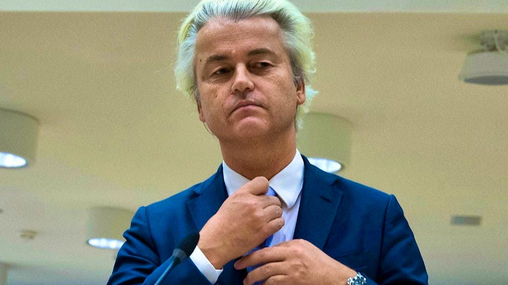 ARCHIVE - The leader of the right-wing populist Party for Freedom in the Netherlands: Geert Wilders. Photo: Peter Dejong/AP/dpa