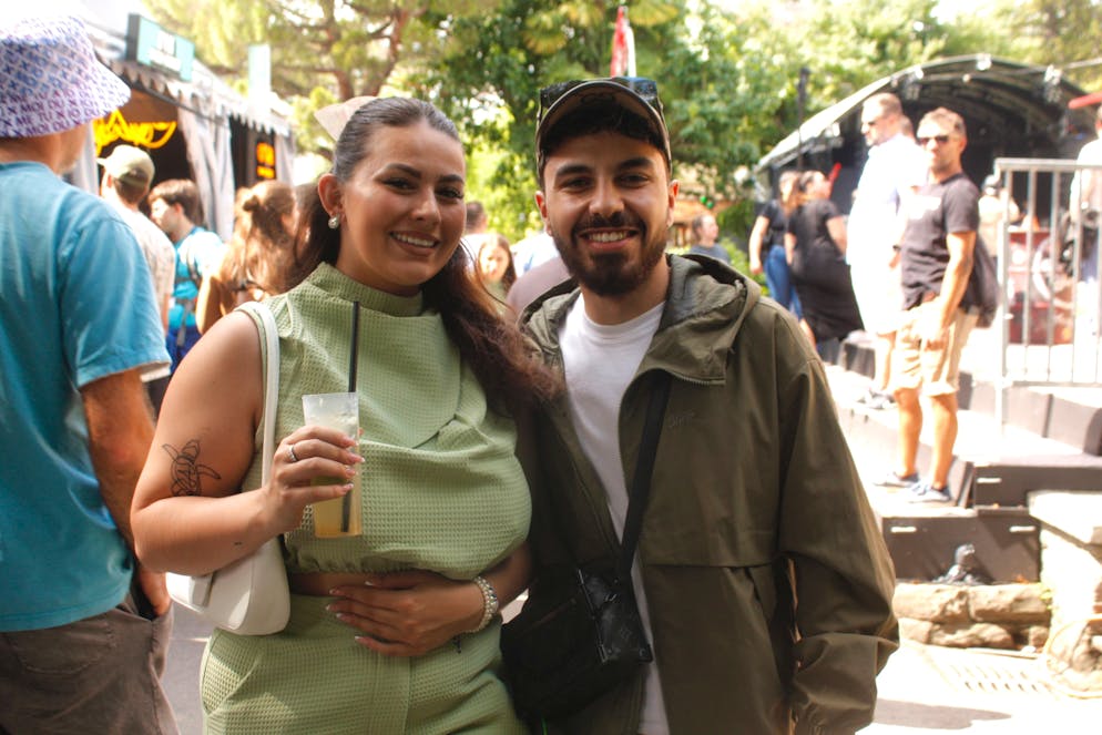 Montreux Jazz Festival 2024: Sonniger Sonntag. Eine kleine Erfrischung tut gut.