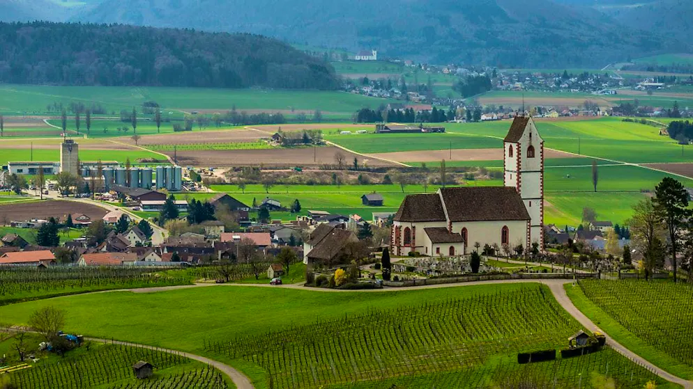 The area around Neunkirch in the Südranden region of Schaffhausen was earmarked as a possible site for a deep geological repository for radioactive waste. (archive picture)