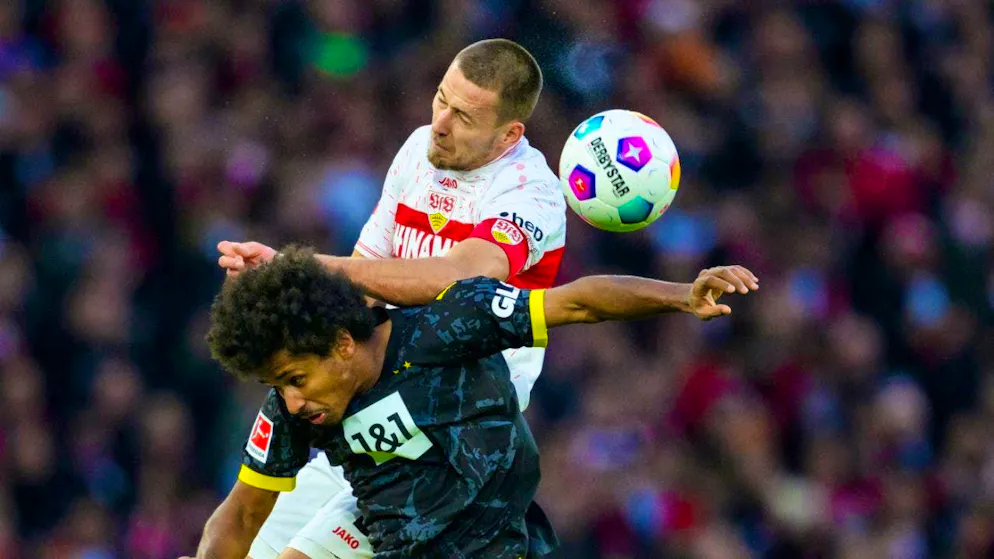 Opponents become teammates: Waldemar Anton (above) moves from Stuttgart to league rivals Dortmund and Karim Adeyemi