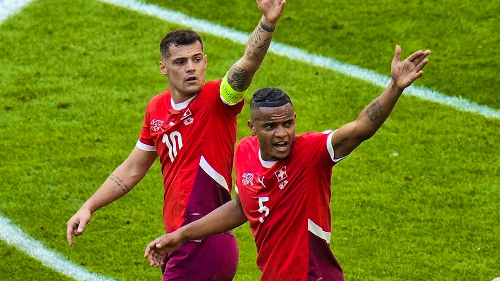 Granit Xhaka and Manuel Akanji put in outstanding performances at the European Championship in Germany