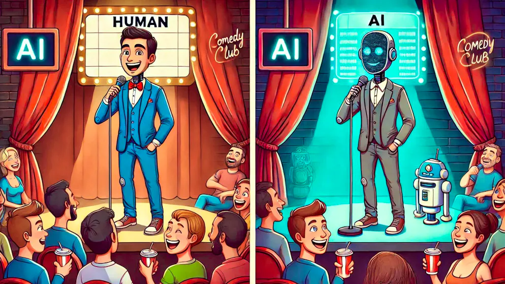 Does ChatGPT make the better jokes?. Chatbot humor keeps up with that of humans, study finds