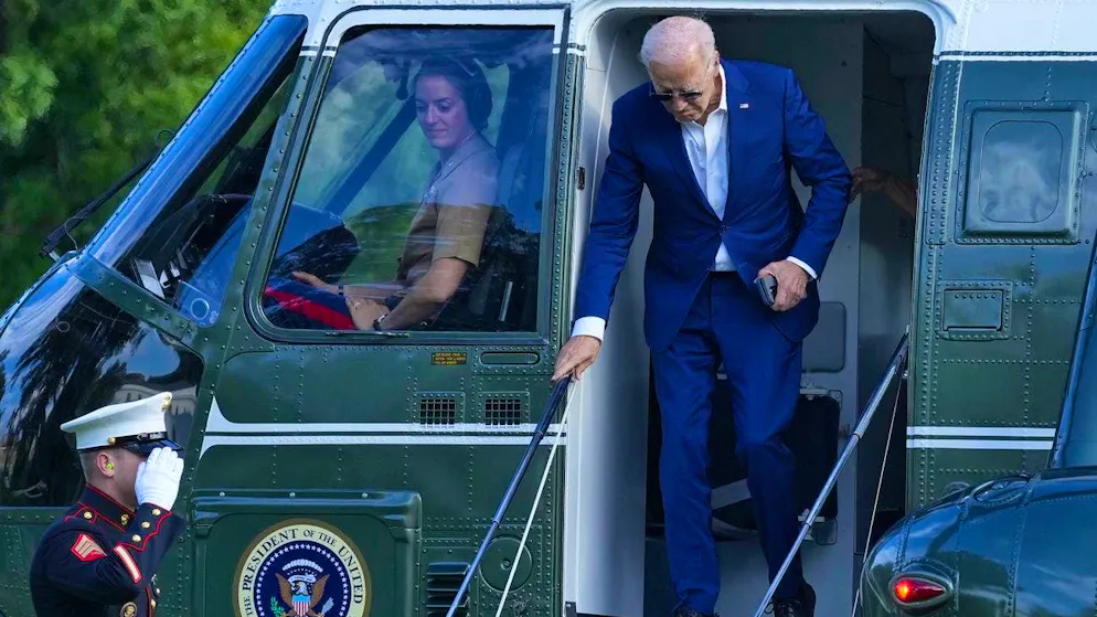 Joe Biden (81) is increasingly on shaky ground.