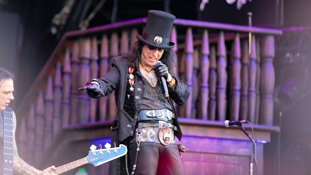 Montreux Jazz Festival 2024: Alice Cooper. Schon vor 50 Jahren feierten Fans von Alice Cooper seine düsteren Songs ab. 