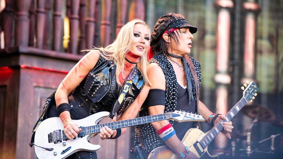 Montreux Jazz Festival 2024: Alice Cooper. Zwei Gitarren klingen besser als eine.