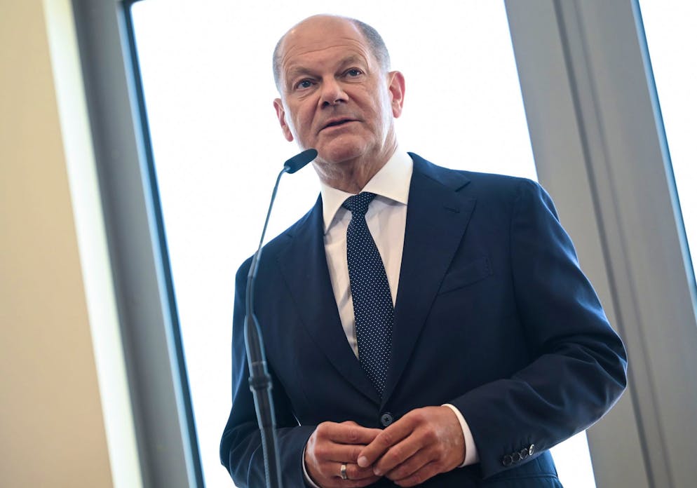 Deutscher Bundeskanzler Scholz über US-Langstreckenwaffen in Deutschland: «Das erhöht die Sicherheit wegen der Abschreckungswirkung.»