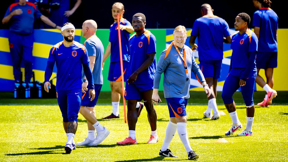Le sélectionneur Ronald Koeman n’a pas été en mesure de se présenter devant la presse mardi.