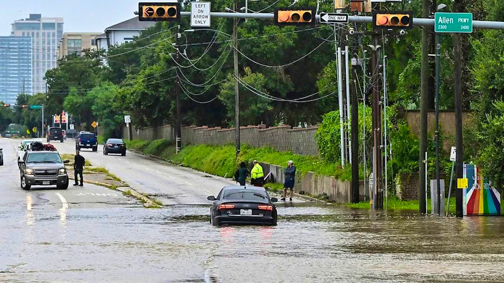 Hurricane Beryl has made landfall in Texas and caused heavy rainfall in Houston. Photo: Maria Lysaker/AP/dpa