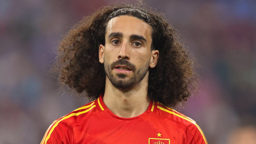 Marc Cucurella lässt mit Spanien nach Deutschland auch Frankreich hinter sich.