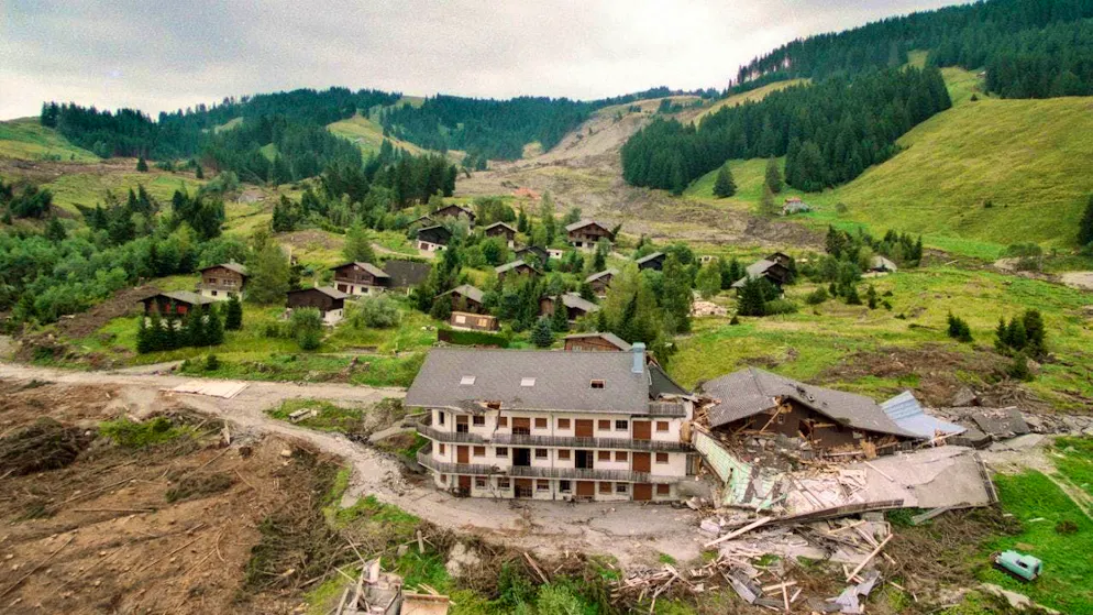 The Falli Höhi vacation home complex in July 1994 (archive image)